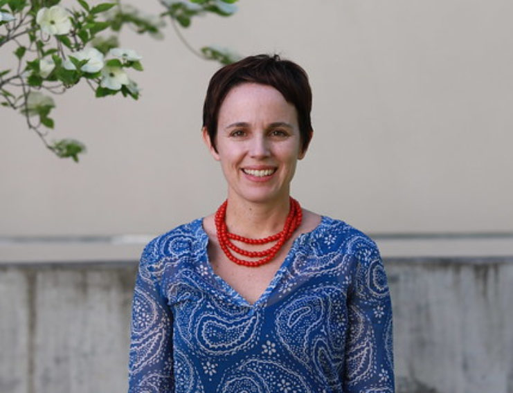 woman smiling at camera