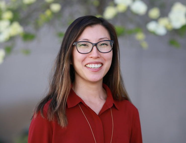 woman smiling at camera