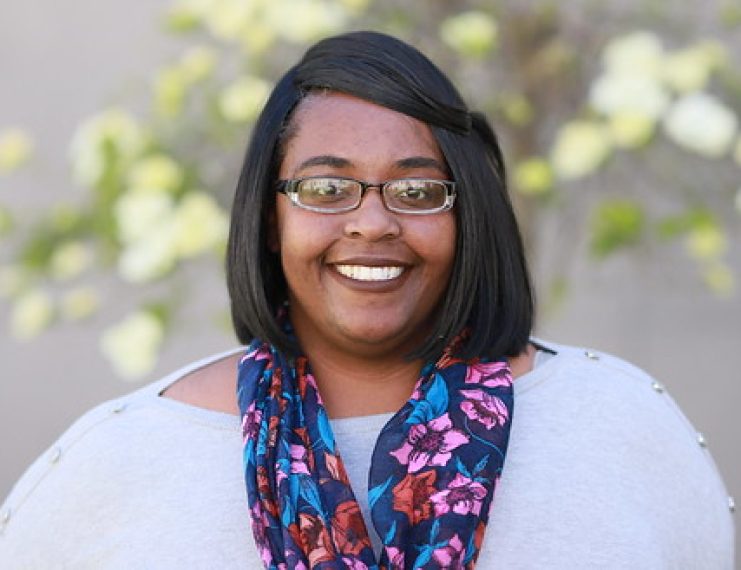 woman smiling at camera