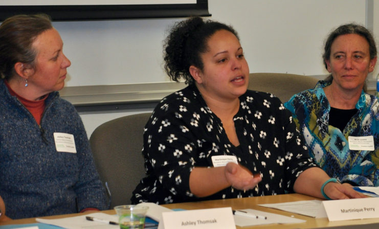 Panelists presenting at the Forum.